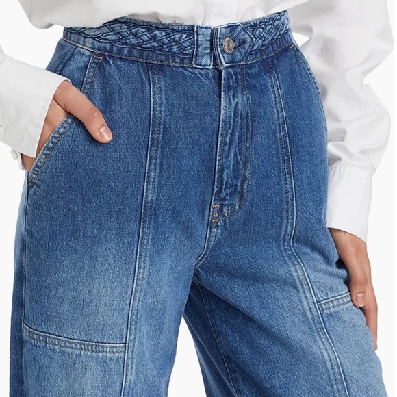 Frame Braided High Waisted Jeans 28 - Picture 6 of 6